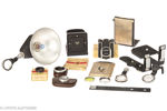 Lot with Rolleiflex accessories