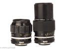 Lot with two Nikkor lenses