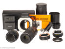 Lot with 2 Minolta macro lenses and 1 ring flash