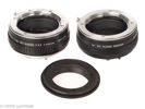 Lot with 2 Minolta macro lenses and 1 ring flash