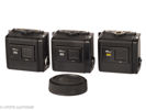 Lot with 3 Zenza Bronica SQ film backs