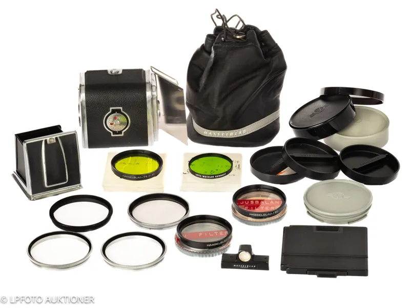 Lot with Hasselblad accessories