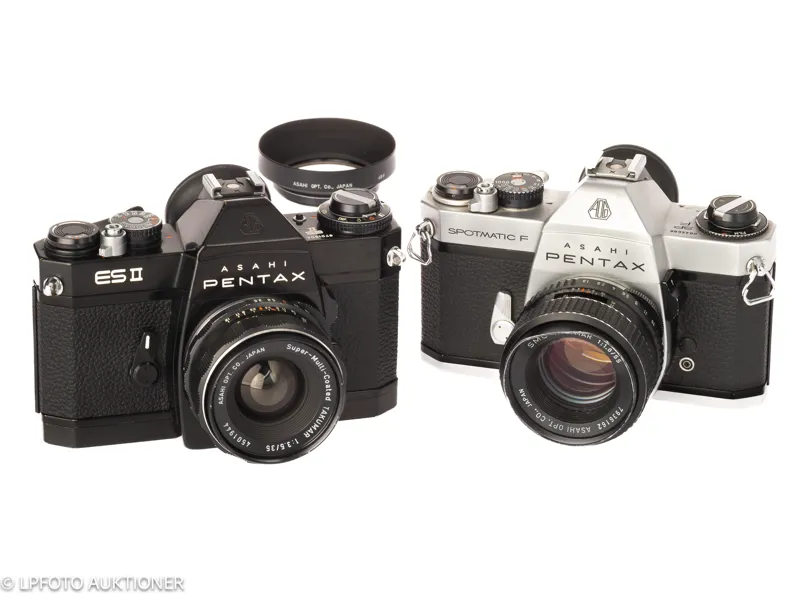 Lot with 2 Pentax Spotmatic and 2 lenses