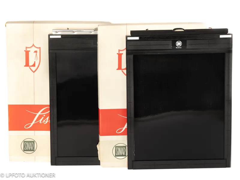 Lot with two Sinar 8x10in cassettes