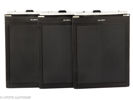 Lot with three 8x10in double cut film holders