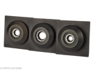 Lot with three Sinar lens boards