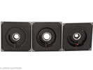Lot with three Sinar lens boards