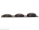 Lot with three Sinar lens boards