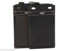Lot with two 13x18cm cut film holder