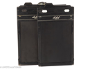 Lot with two 13x18cm cut film holder