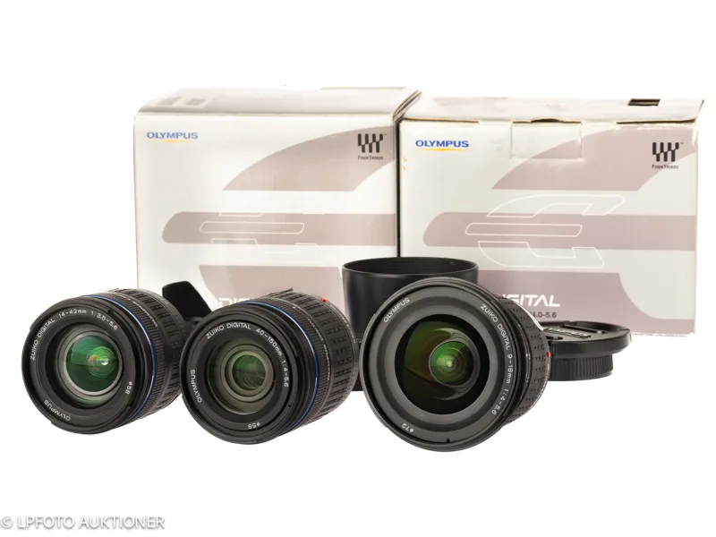 Lot with 3 Olympus MFT lenses