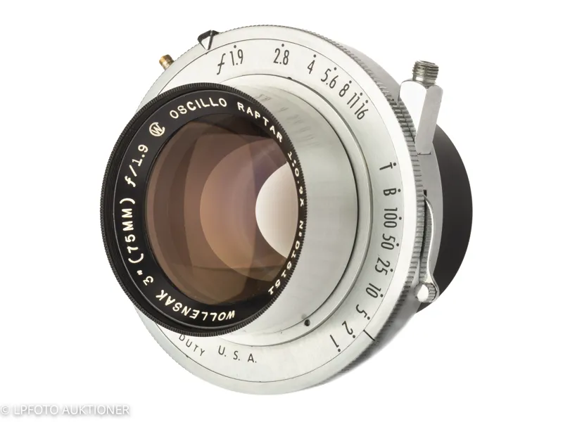 Wollensak Oscillo Raptar 1.9/75mm 1:0.9X No. D15151