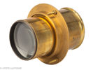 Lot with two brass lenses