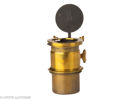 Lot with two brass lenses