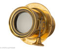 Lot with two brass lenses