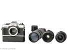 Minolta XG-M with 3 lenses