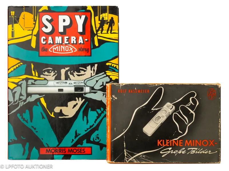 Lot with Two Minox spy camera books
